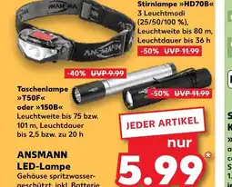 Kaufland ANSMANN LED-Lampe tilbud