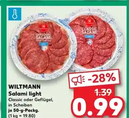 Kaufland WILTMANN Salami light tilbud