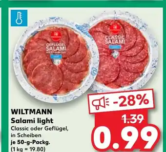 Kaufland WILTMANN Salami light tilbud