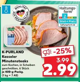 Kaufland K-PURLAND Kasseler Minutensteaks tilbud