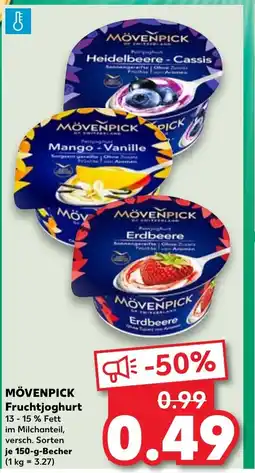 Kaufland MÖVENPICK Fruchtjoghurt 13-15% Fett tilbud