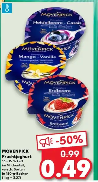 Kaufland MÖVENPICK Fruchtjoghurt 13-15% Fett tilbud