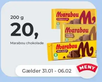 Netto Marabou chokolade tilbud