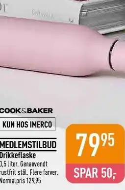 Imerco COOK & BAKER Drikekflaske tilbud