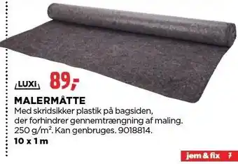 jem & fix MALERMÅTTE tilbud