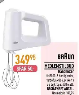 Imerco BRAUN Håndmixer tilbud