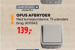 jem & fix LAURITZ KNUDSEN OPUS AFBRYDER tilbud