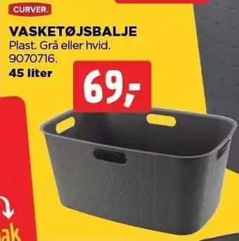 jem & fix CURVER VASKETØJSBALJE tilbud