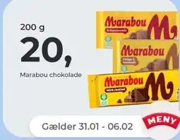 Netto 200 g Marabou tilbud