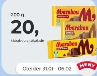 Netto 200 g Marabou tilbud