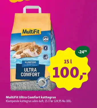 Maxi Zoo MultiFit Ultra Comfort kattegrus tilbud