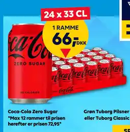 BorderShop Coca-Cola Zero Sugar tilbud