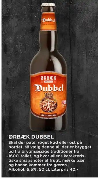 MENY ØRBÆK DUBBEL tilbud