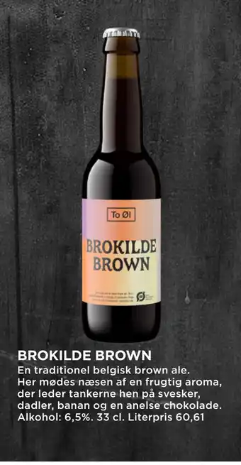 MENY BROKILDE BROWN tilbud