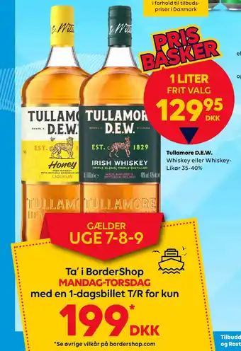 BorderShop Tullamore D.E.W tilbud