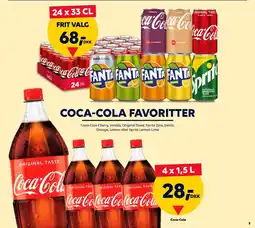 BorderShop COCA- COLA FAVORITTER tilbud