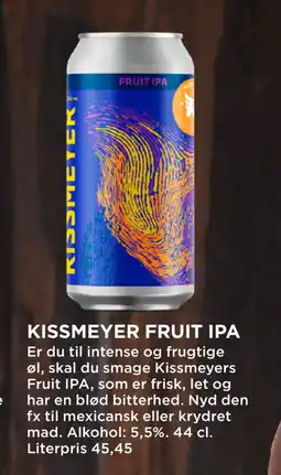 MENY KISSMEYER FRUIT IPA tilbud