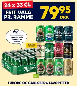 BorderShop TUBORG OG CARLSBERG FAVORITTER tilbud