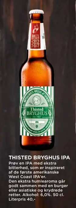 MENY THISTED BRYGHUS IPA tilbud