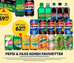 BorderShop PEPSI & FAXE KONDI FAVORITTER tilbud