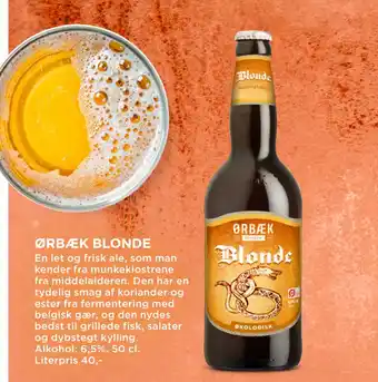 MENY ØRBÆK BLONDE tilbud