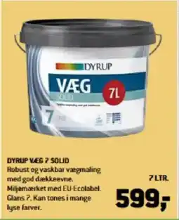 XL-BYG Dyrup væg 7 solid tilbud