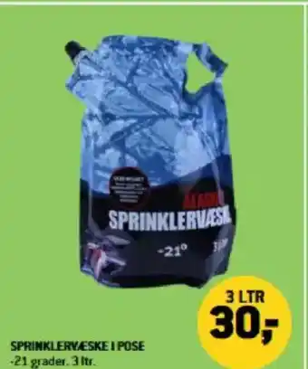 XL-BYG Sprinklervæske i pose -21 grader. 3 ltr. tilbud