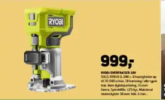 XL-BYG Ryobi overfreser 18v tilbud