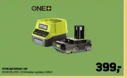 XL-BYG Ryobi batterisæet 18v tilbud