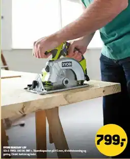 XL-BYG Ryobi rundsay 18y tilbud