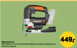 XL-BYG Worx stiksav 20v tilbud