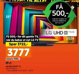 Power 4k hdr smart tv 55ut91006la tilbud