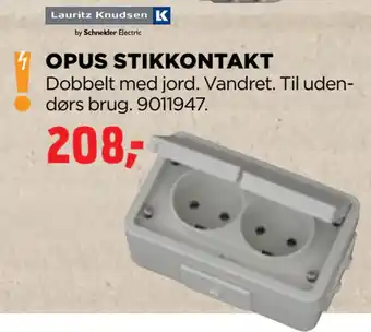 jem & fix OPUS STIKKONTAKT tilbud