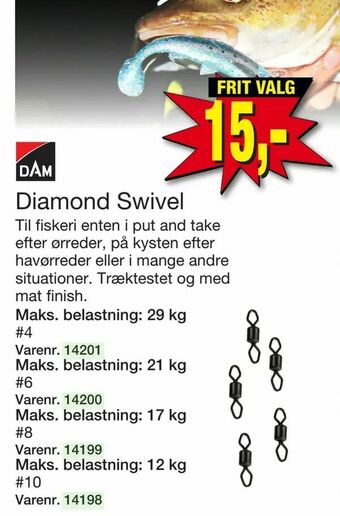 Harald Nyborg Diamond Swivel tilbud