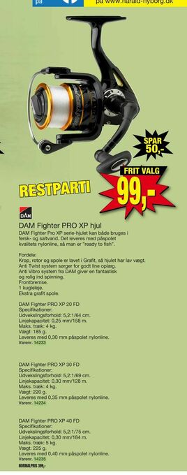 Harald Nyborg DAM Fighter PRO XP hjul tilbud