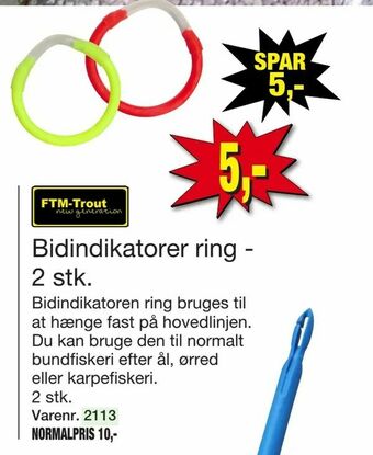 Harald Nyborg Bidindikatorer ring - 2 stk tilbud