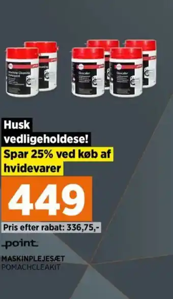 Power Maskinplejesæt pomachcleakit tilbud