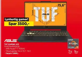 Power Asus tuf gaming a15 tilbud