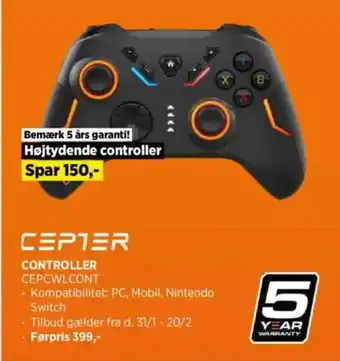 Power Cepter controller cepcwlcont tilbud