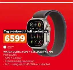 Power Watch ultra 2 gps + cellular, 49 mm mrf63dha tilbud