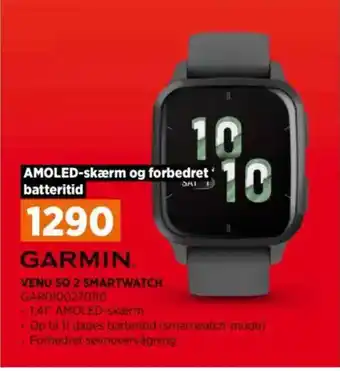 Power Garmin. venu sq 2 smartwatch tilbud