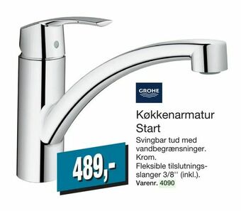 Harald Nyborg Køkkenarmatur Start tilbud