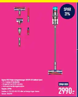 Elgiganten Dyson V12 Origin stangstøvsuger 492711-01 (nikkal/jern) tilbud