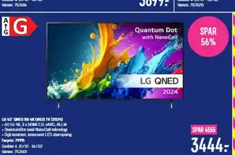 Elgiganten LG 43 QNED 80 4K QNED TV (2024) tilbud