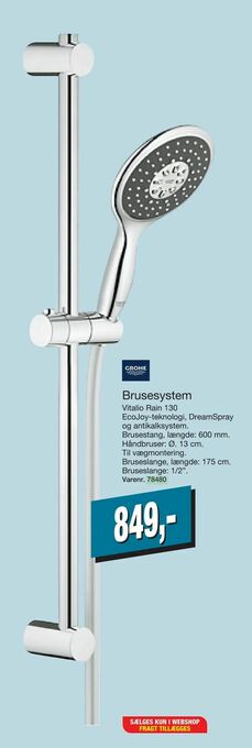 Harald Nyborg Brusesystem tilbud