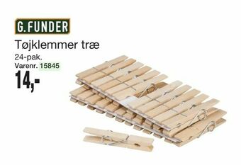 Harald Nyborg Tøjklemmer træ tilbud