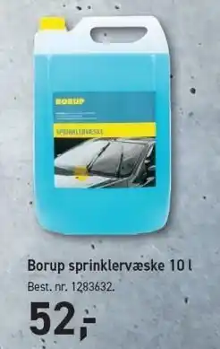 Johannes Fog Borup sprinklervæske 10 l tilbud