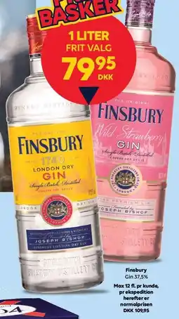 BorderShop Finsbury Gin tilbud