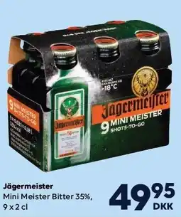 BorderShop Jägermeister Mini Meister Bitter tilbud