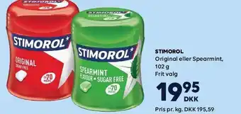 BorderShop STIMOROL Original eller Spearmint tilbud